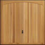 Addlington wooden up and over garage door