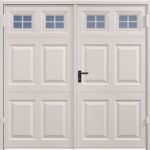 Beaumont + Windows Side hinged garage door