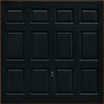 Ebony Stain Up & Over Garage Door