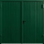 Fir Green side hinged garage door