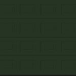 fir green square panel garage door