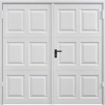 Georgian side hinged garage door