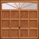 Hinton garage door oak up and over style