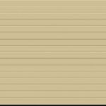 light ivory striped panelled garage door