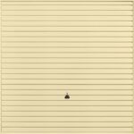 Light Ivory roller garage door