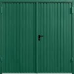 Moss Green side hinged garage door