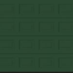 moss green square panelled door