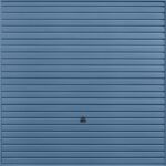 Pigeon Blue roller garage door