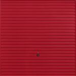 Ruby Red roller garage door