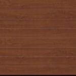 timber striped panelled garage door